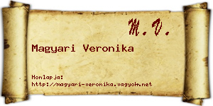 Magyari Veronika névjegykártya